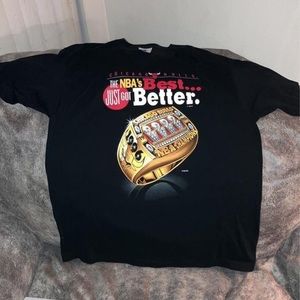 Vintage 1996 Chicago Bulls Championship Black T shirt size XL
